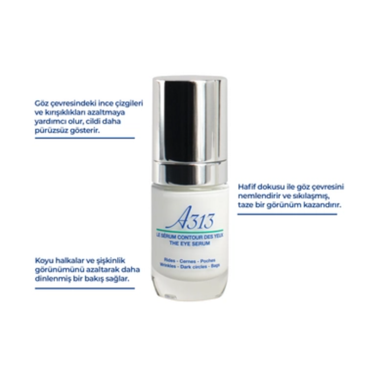 A313 Kırışıklık Karşıtı Göz Serumu 15 ml