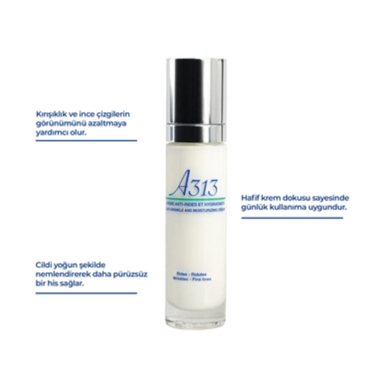 A313 Kırışıklık Karşıtı Nemlendirici Yüz Kremi 50 ml