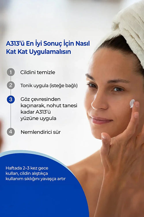 A313 Retinol Krem 50g | Vitamin A Yaşlanma & Kırışıklık Karşıtı Bakım